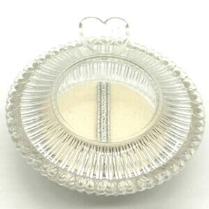 Vintage Clear Lucite MCM Baby Ring Presentation Box